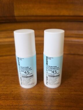 2x Peter Thomas Roth Water Drench SPF 45 Moisturizer, .17oz Each--NEW